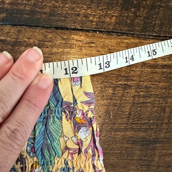 Flowy High-Waisted Floral Boho Maxi Skirt, Size S - Picture 7 of 9